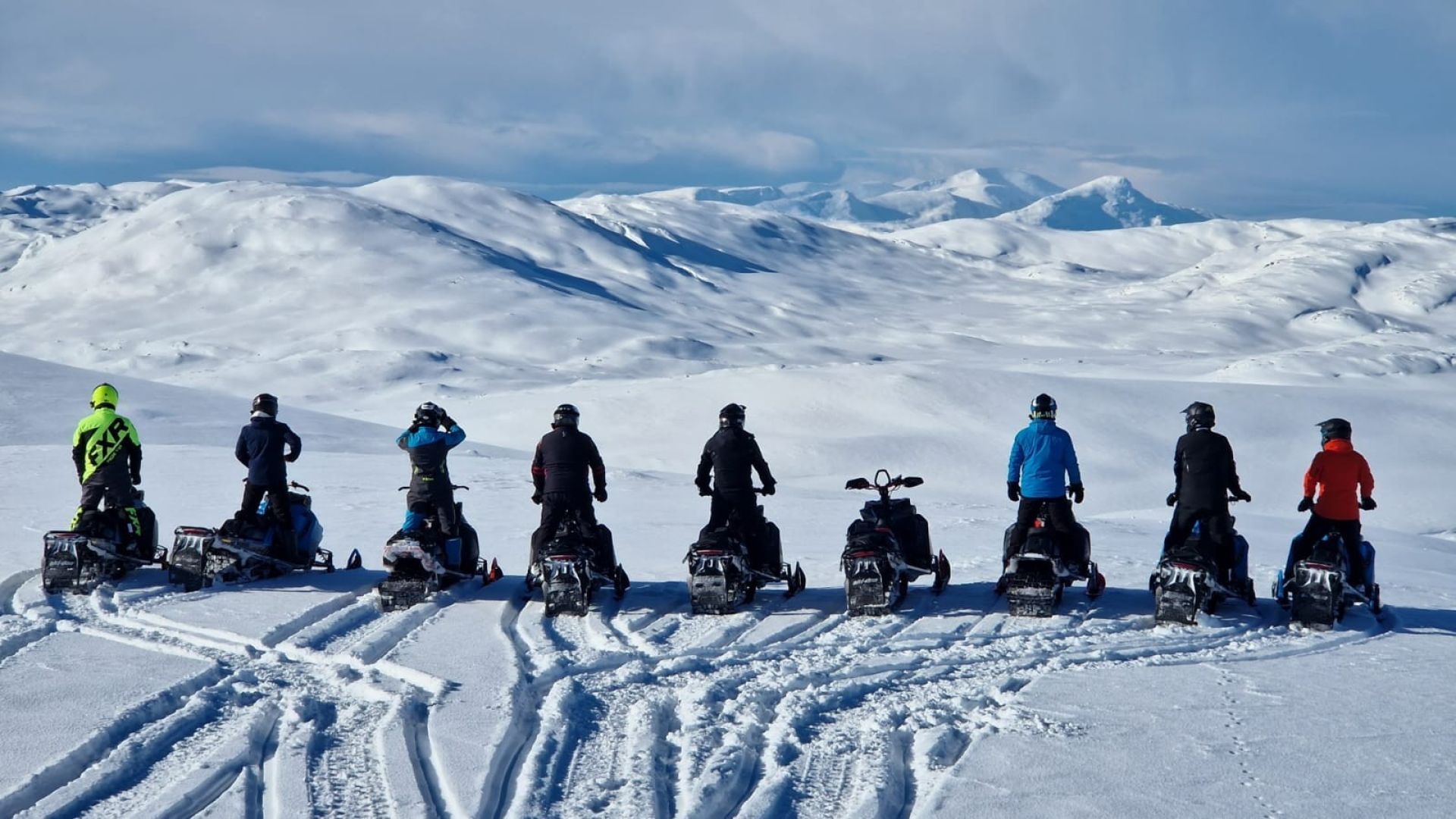 Galerija Sniega motociklu ekspedīcija Zviedrijā! (5)