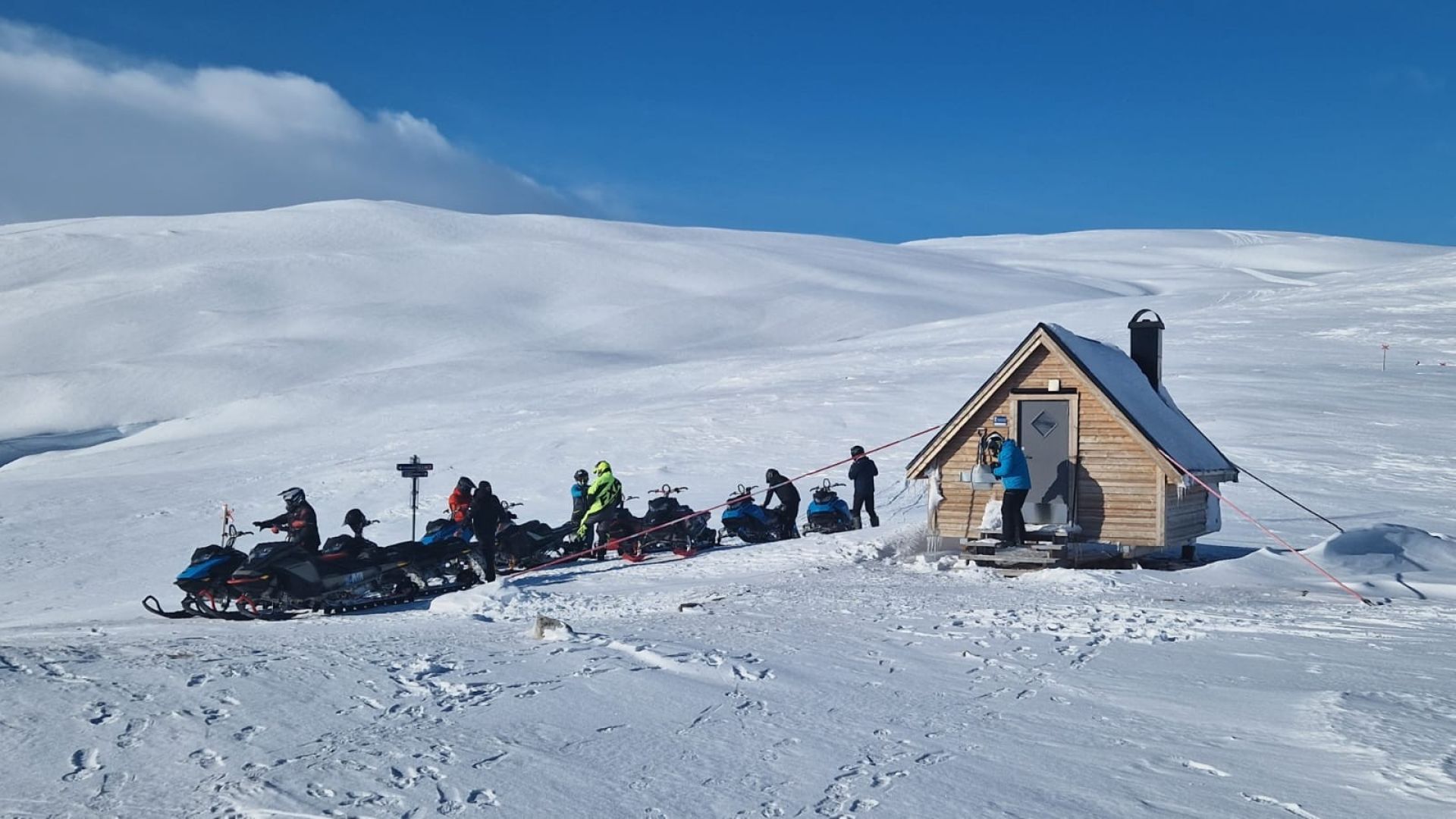 Galerija Sniega motociklu ekspedīcija Zviedrijā! (1)
