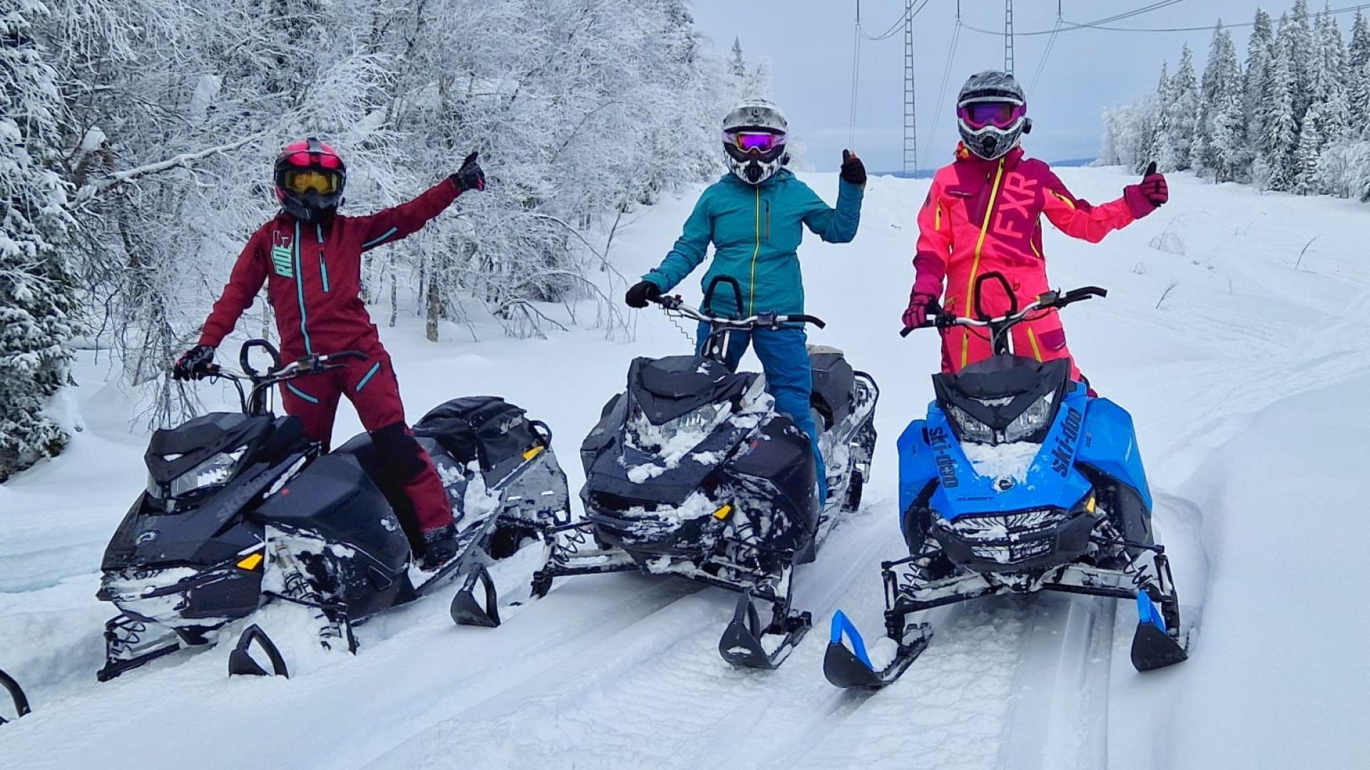 Galerija Sniega motociklu ekspedīcija Zviedrijā! (3)