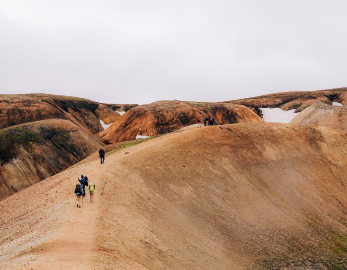 Laugavegur & Fimmvörðuháls, Islande - pārgājiens cauri ugunij un ledum